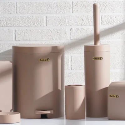 سرویس 5 پارچه رویال مات طرح کلاسیک موکا کد B11
